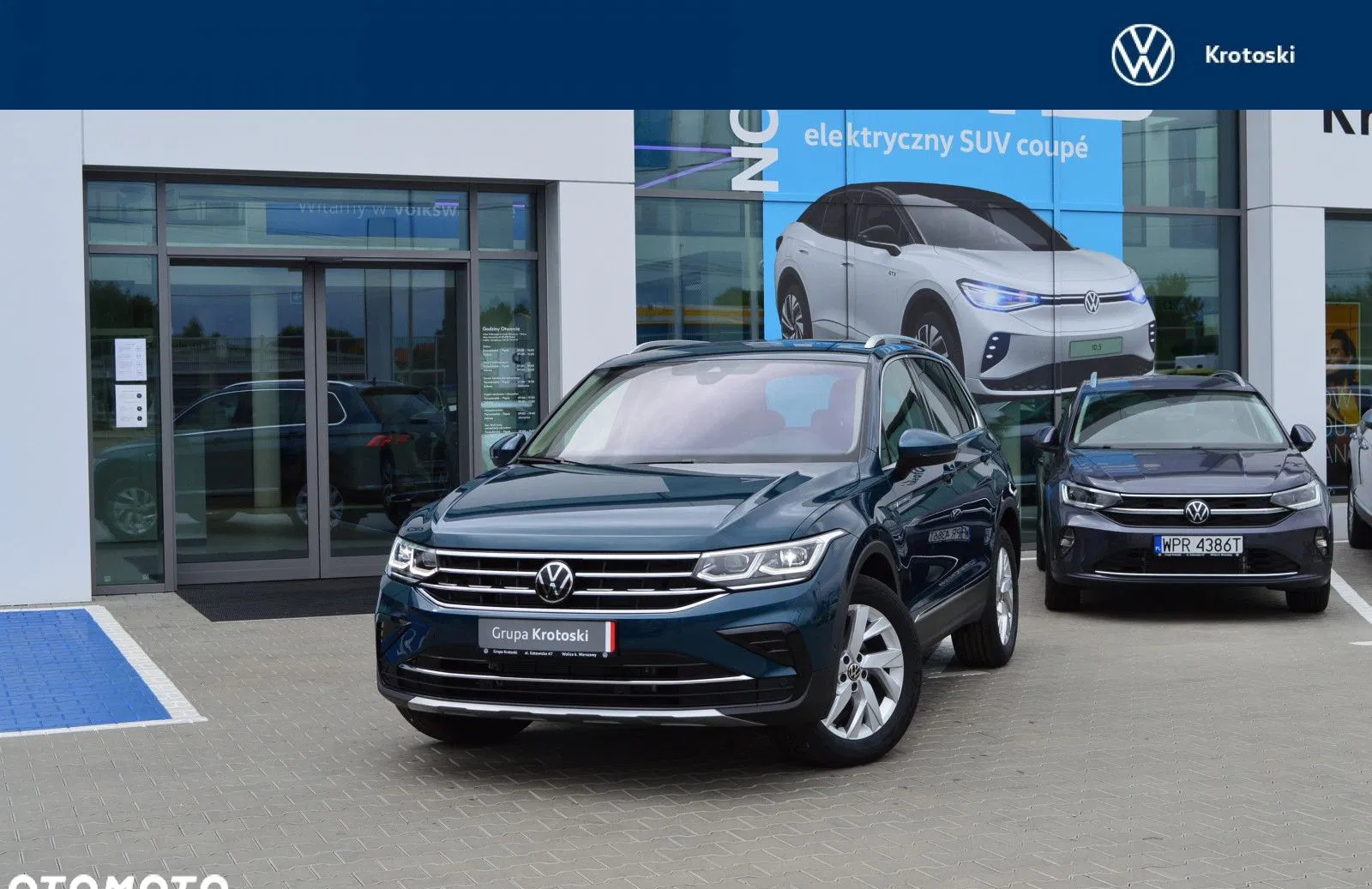 samochody osobowe Volkswagen Tiguan cena 172500 przebieg: 1, rok produkcji 2024 z Warszawa